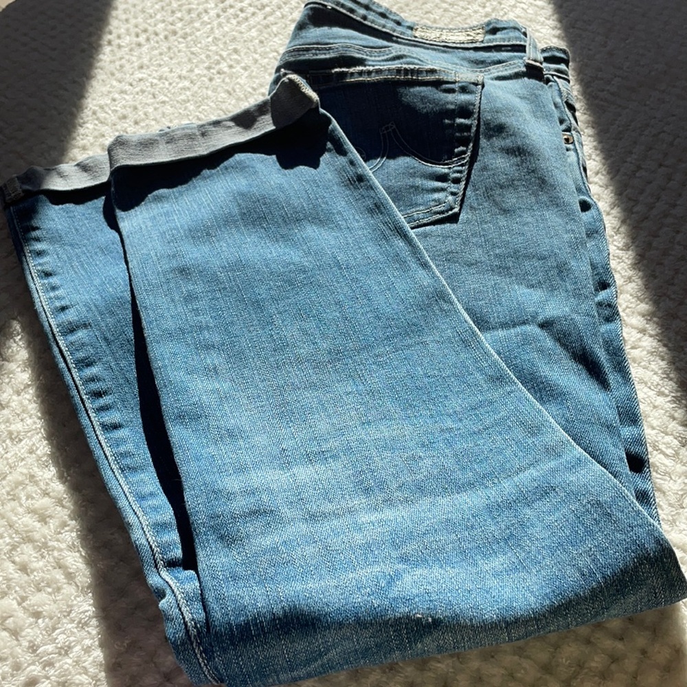 AG Stilt Roll-Up Jeans, Cigarette Leg, Size 29, Excellent Condition
